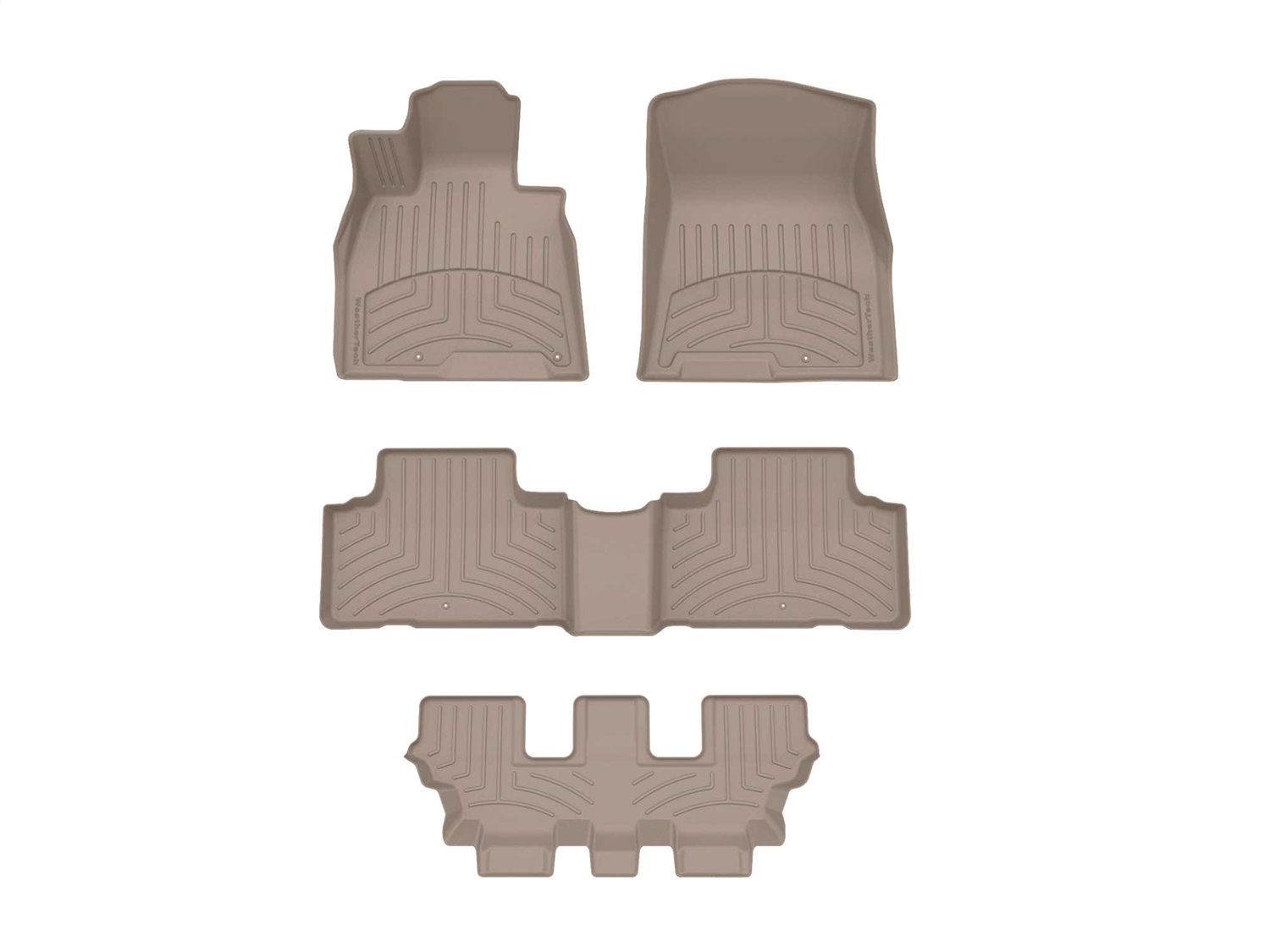 Weathertech - 451621-1-2-3IM - Front Rear and Third Row - Floor Mat Set