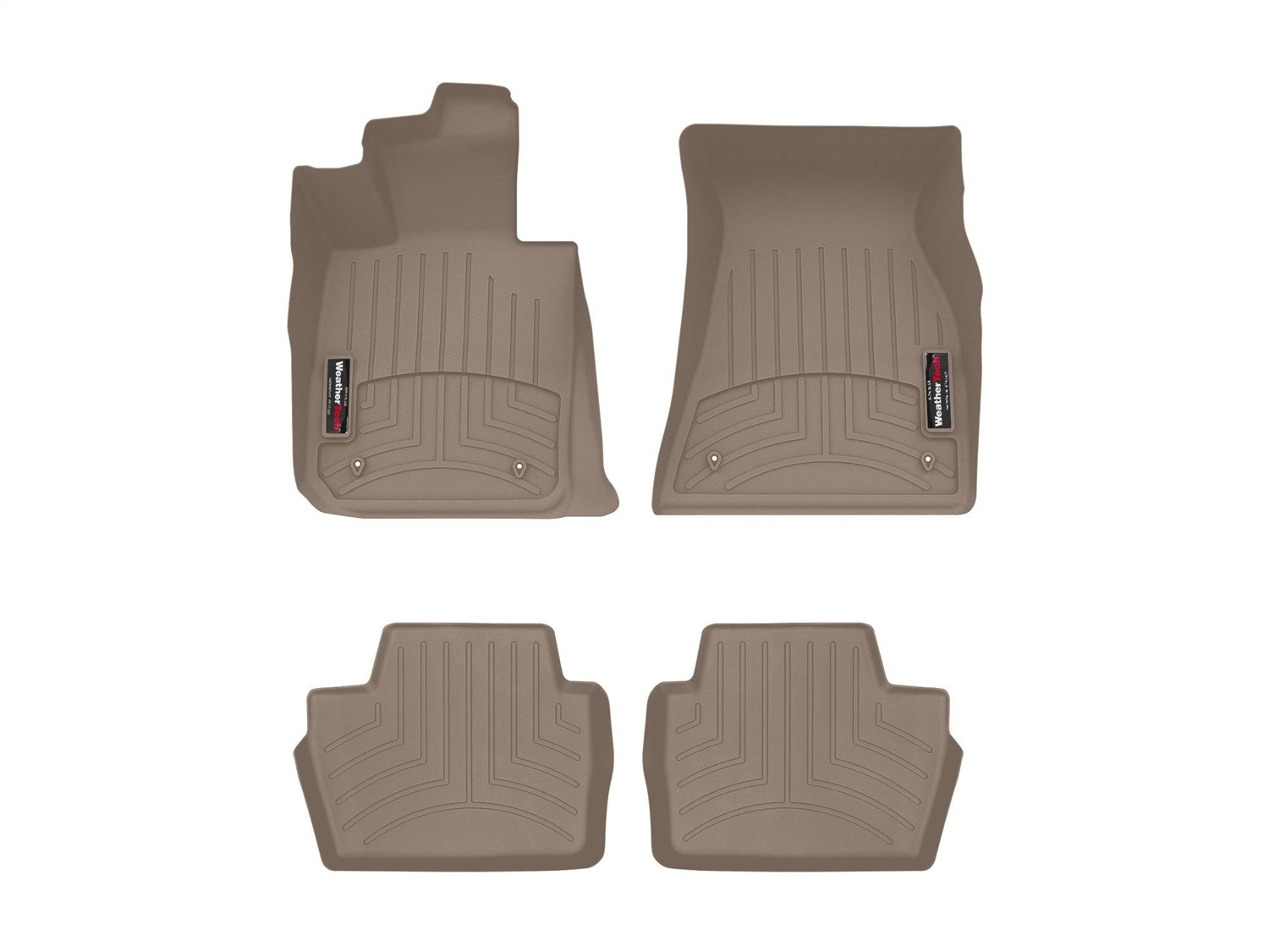 Weathertech - 4516931-4516733 - Front and Rear - Floor Mat Set