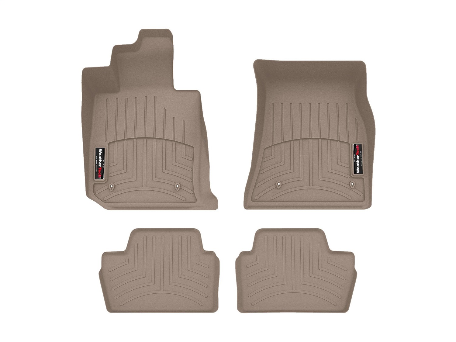 Weathertech - 451711-1-2 - Front and Rear - Floor Mat Set