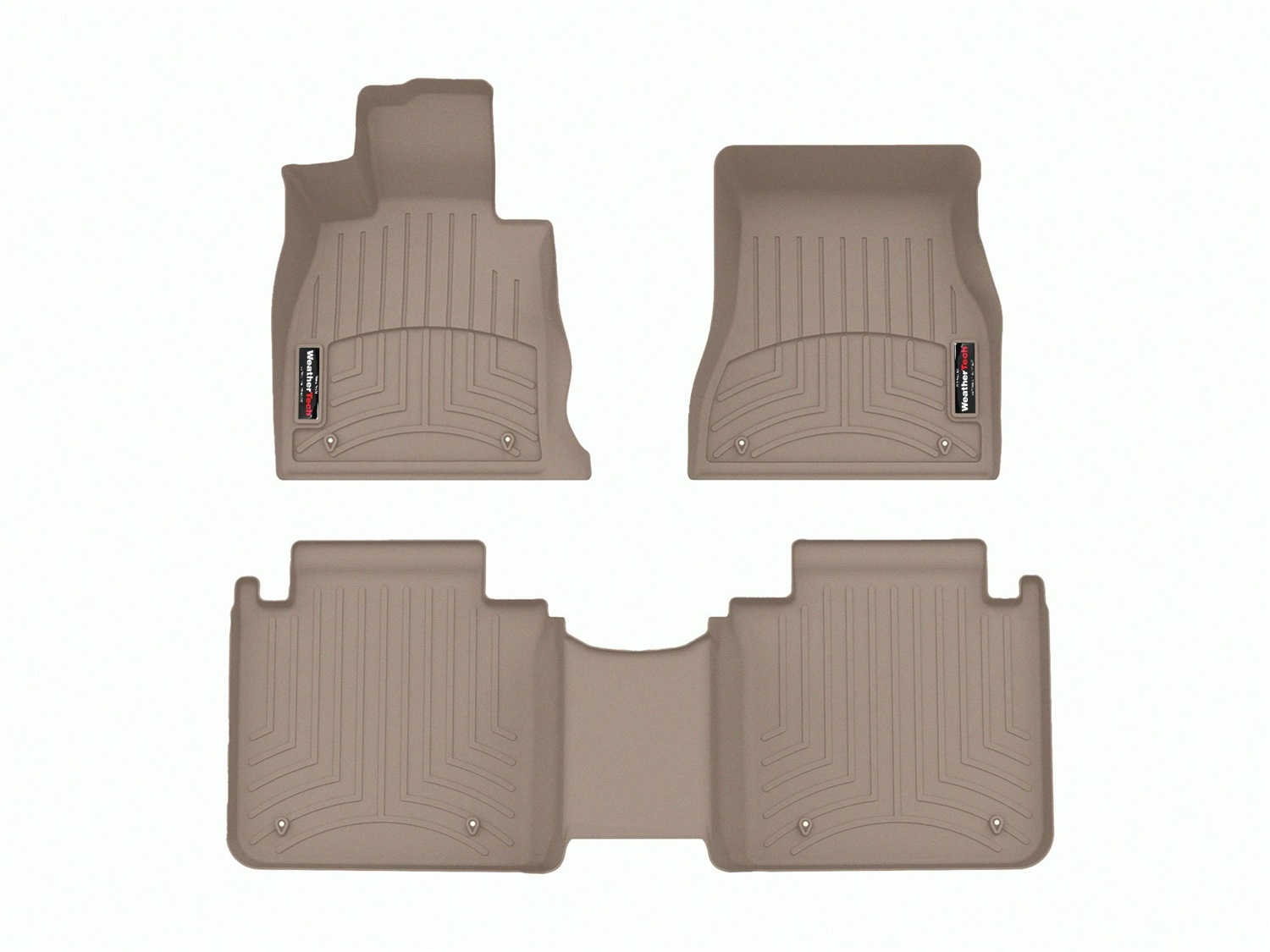 Weathertech - 451790-1-2 - Front and Rear - Floor Mat Set