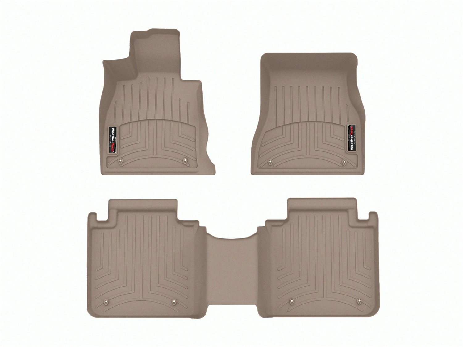 Weathertech - 451790-1-3 - Front and Rear - Floor Mat Set