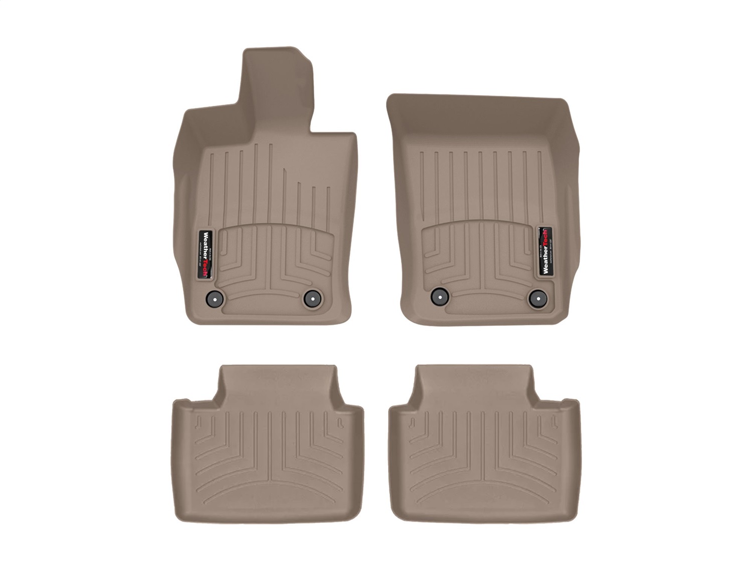 Weathertech - 4519301-4511802 - Front and Rear - Floor Mat Set