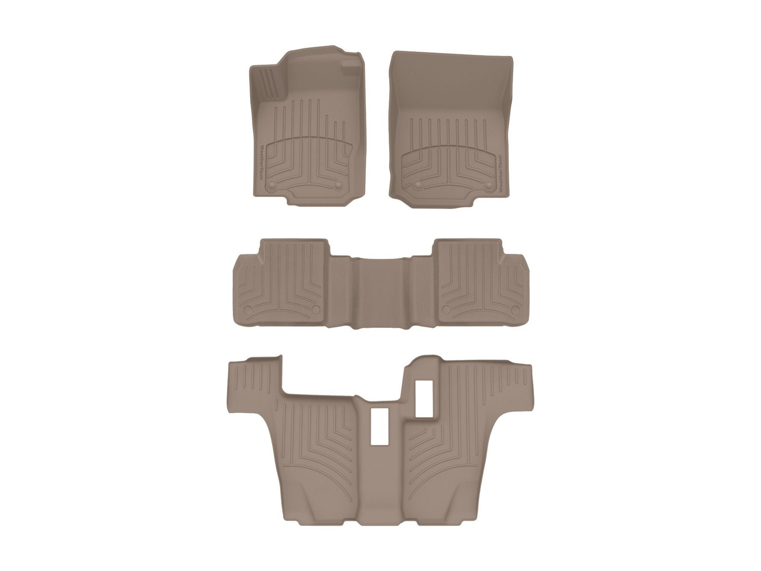 Weathertech - 45401-1-2-3IM - Front Rear and Third Row - Floor Mat Set