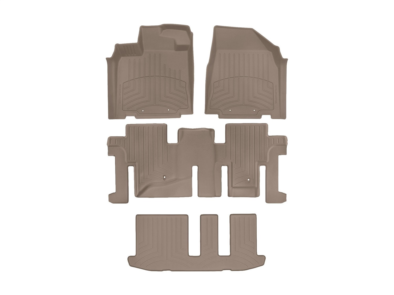 Weathertech - 45445-1-2-3IM - Front Rear and Third Row - Floor Mat Set