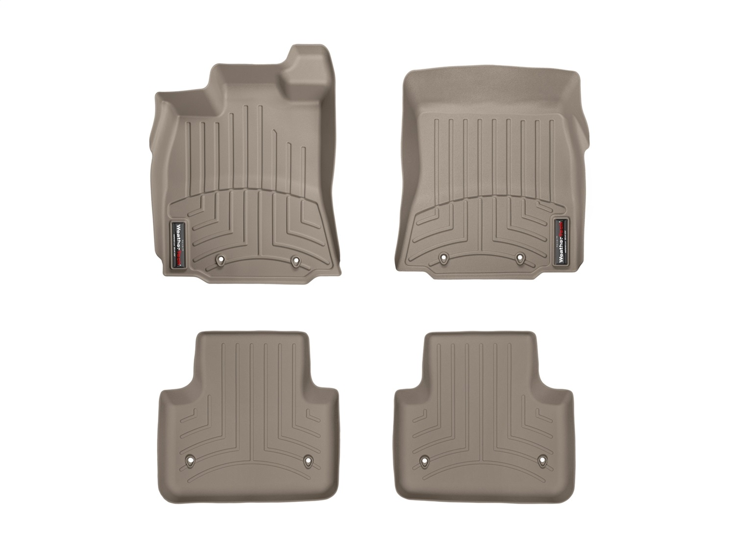 Weathertech - 45447-1-3 - Front and Rear - Floor Mat Set