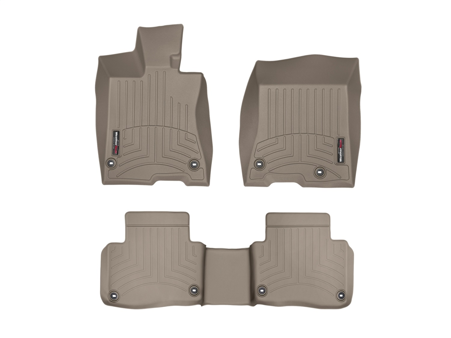 Weathertech - 45558-1-2 - Front and Rear - Floor Mat Set