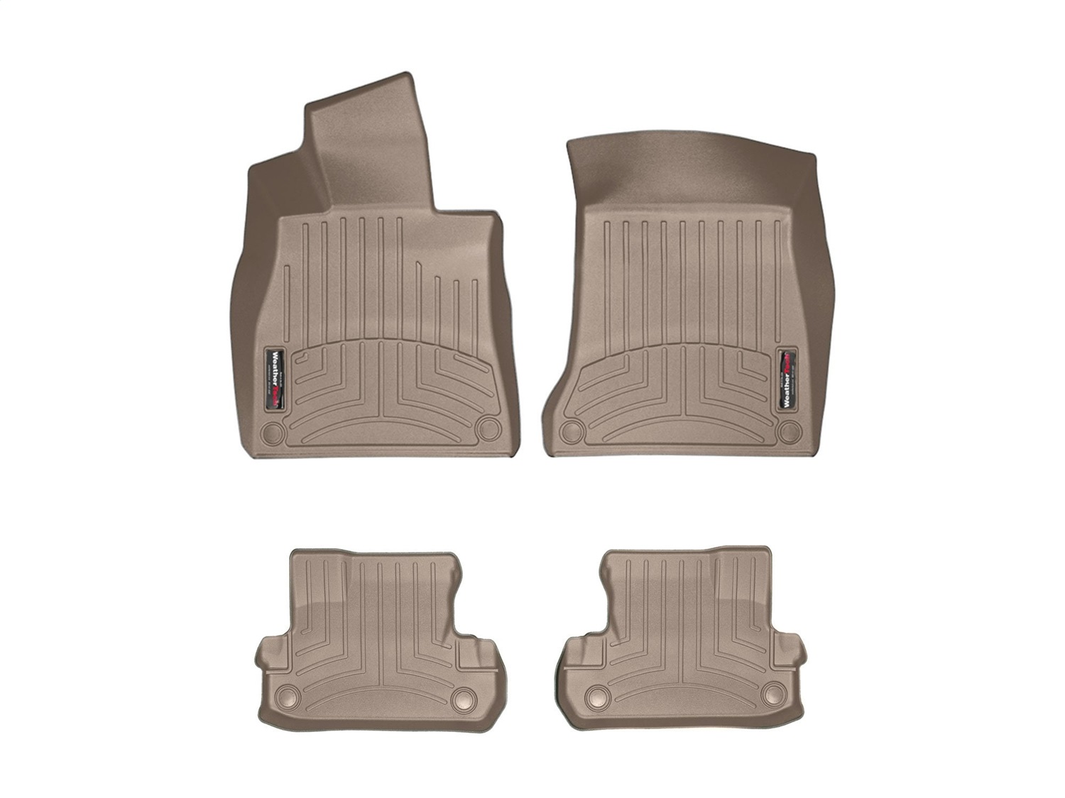 Weathertech - 455711-4510602 - Front and Rear - Floor Mat Set