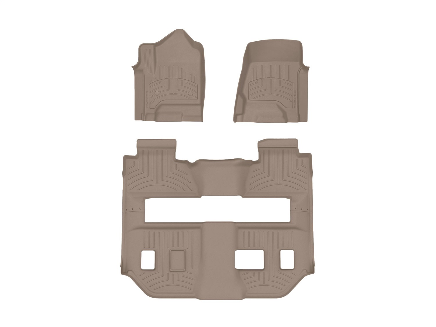 Weathertech - 45607-1-8IM - Front Rear and Third Row - Floor Mat Set