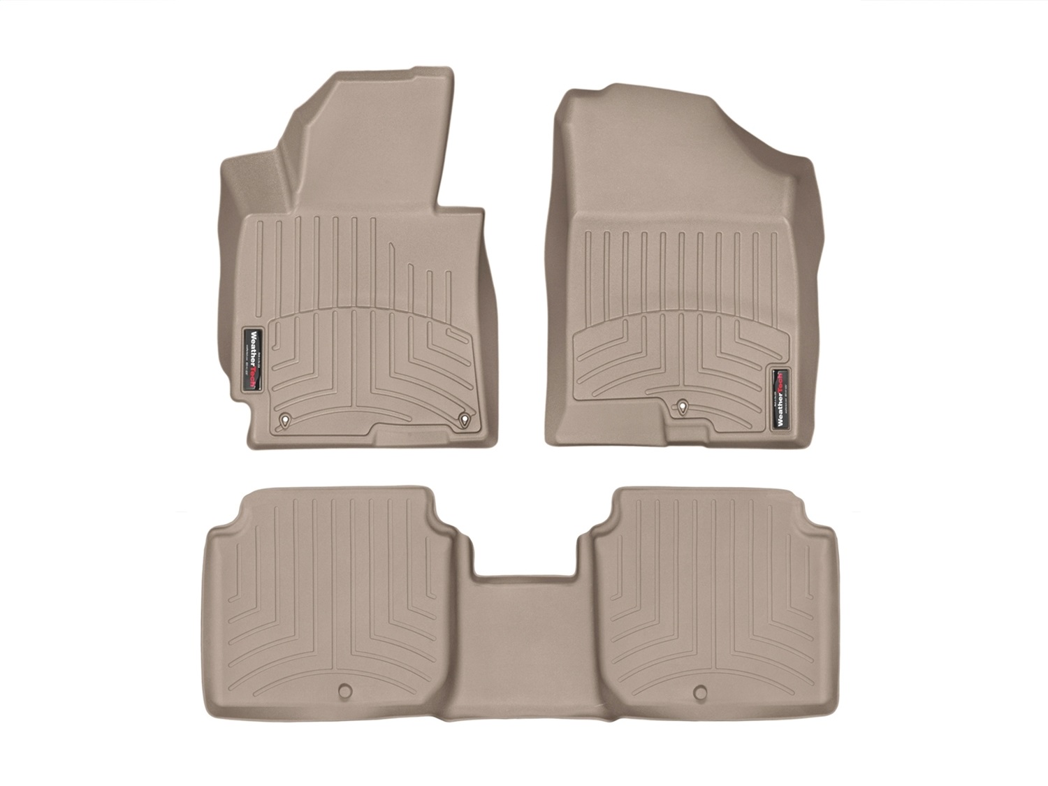 Weathertech - 456861-453253 - Front and Rear - Floor Mat Set