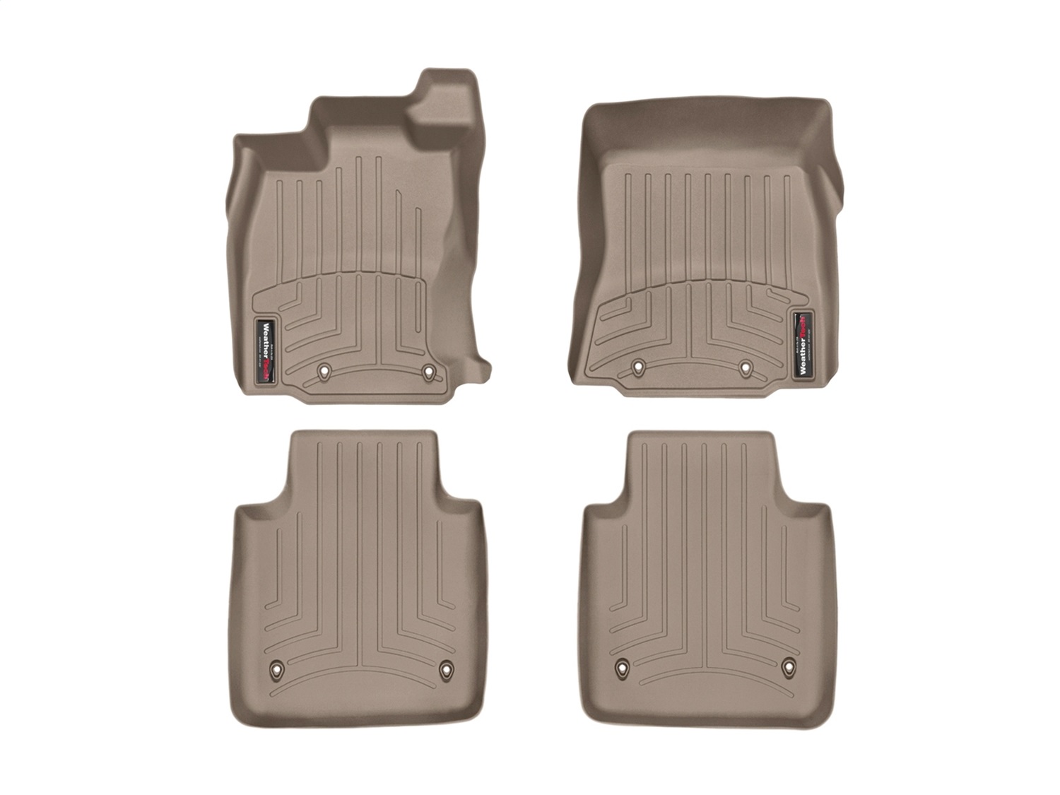 Weathertech - 457541-454474 - Front and Rear - Floor Mat Set