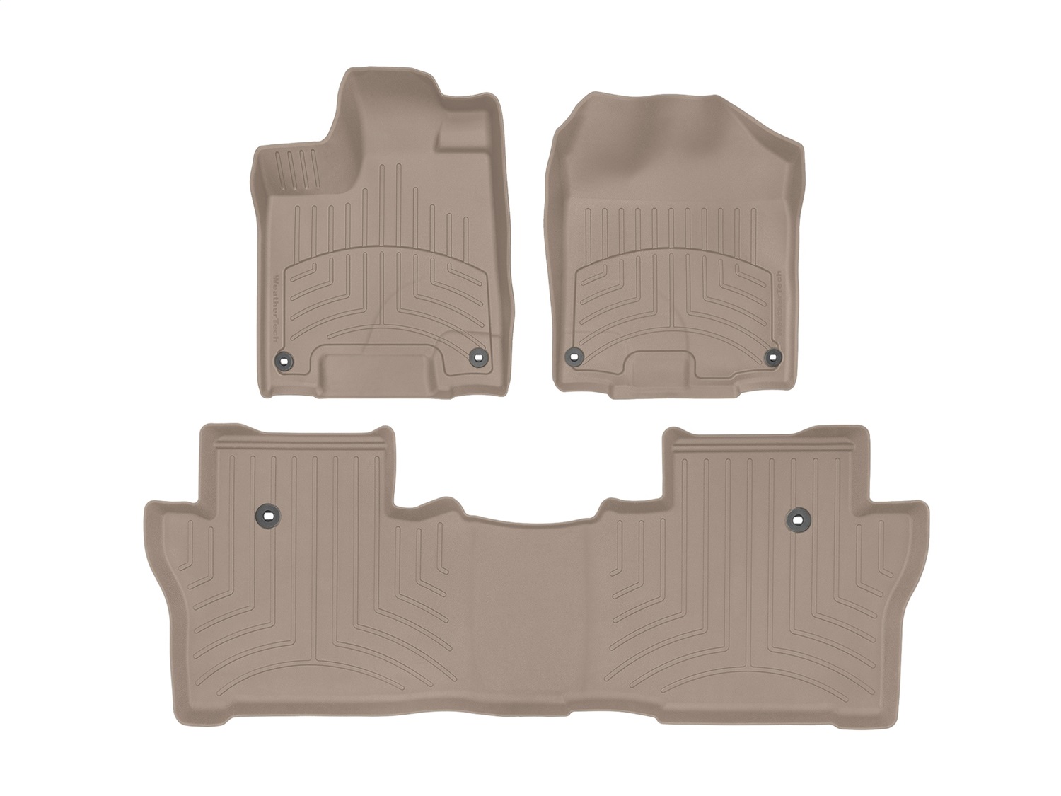Weathertech - 45839-1-2IM - Front and Rear - Floor Mat Set
