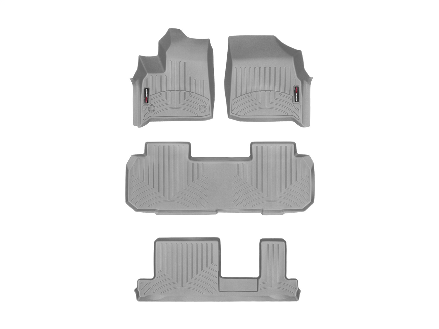 Weathertech - 461228-1-3-4 - Front Rear and Third Row - Floor Mat Set
