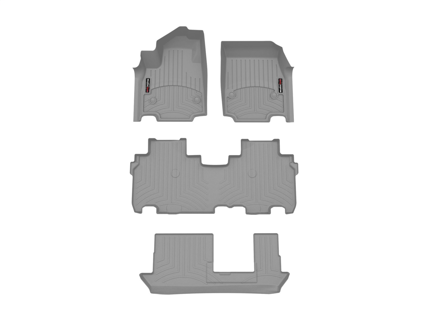 Weathertech - 461951-1-2-3 - Front Rear and Third Row - Floor Mat Set