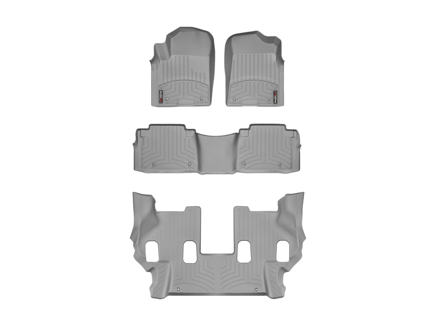 Weathertech - 46336-1-2-3 - Front Rear and Third Row - Floor Mat Set