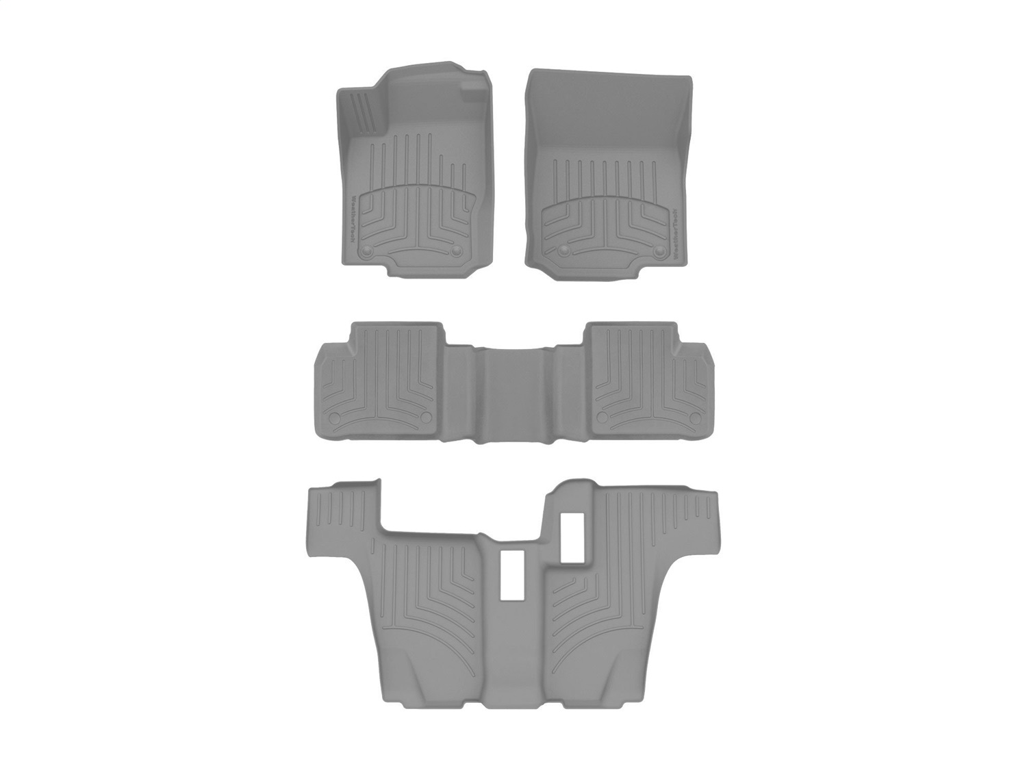 Weathertech - 46401-1-2-3IM - Front Rear and Third Row - Floor Mat Set
