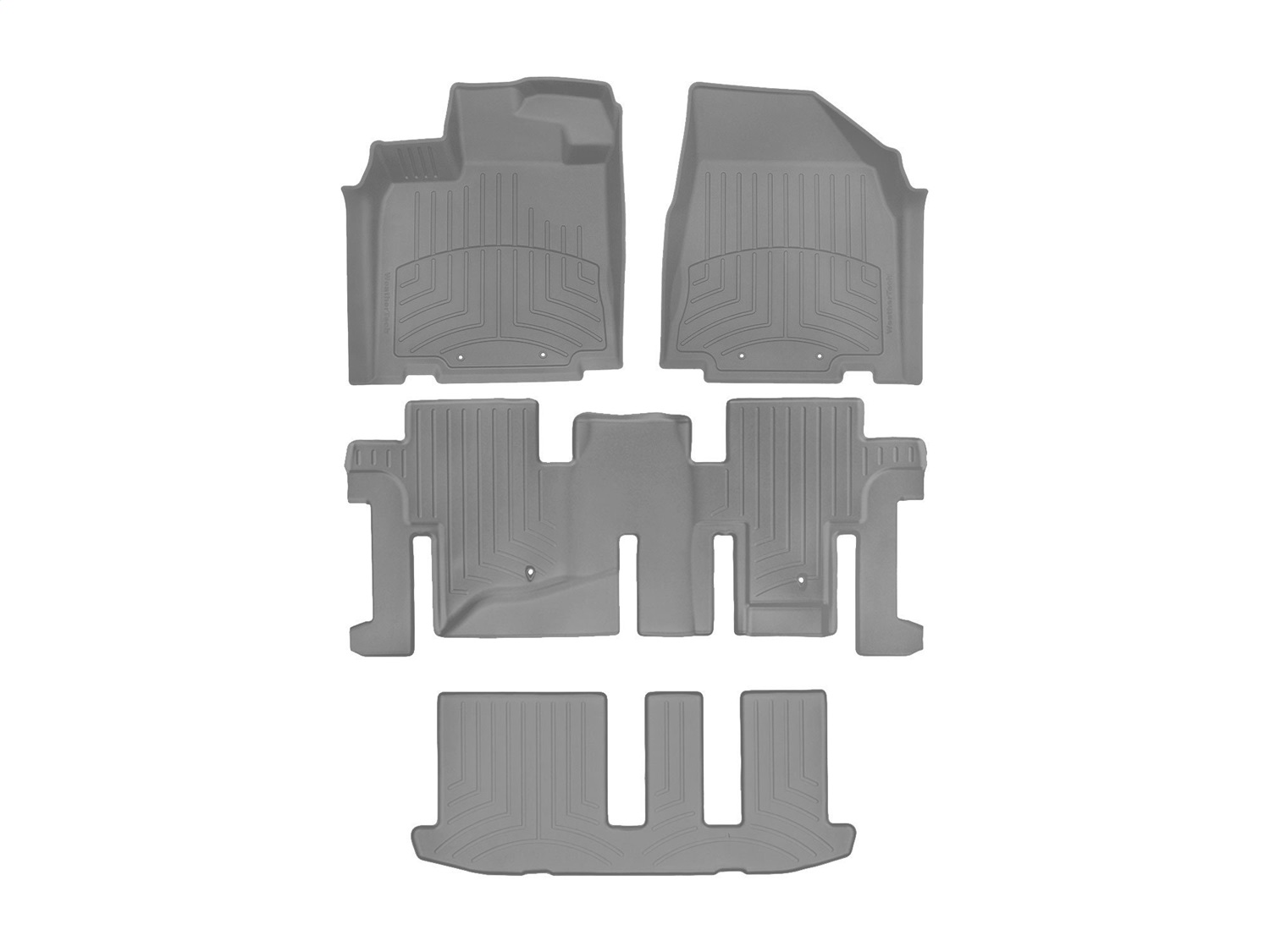 Weathertech - 46445-1-2-3IM - Front Rear and Third Row - Floor Mat Set