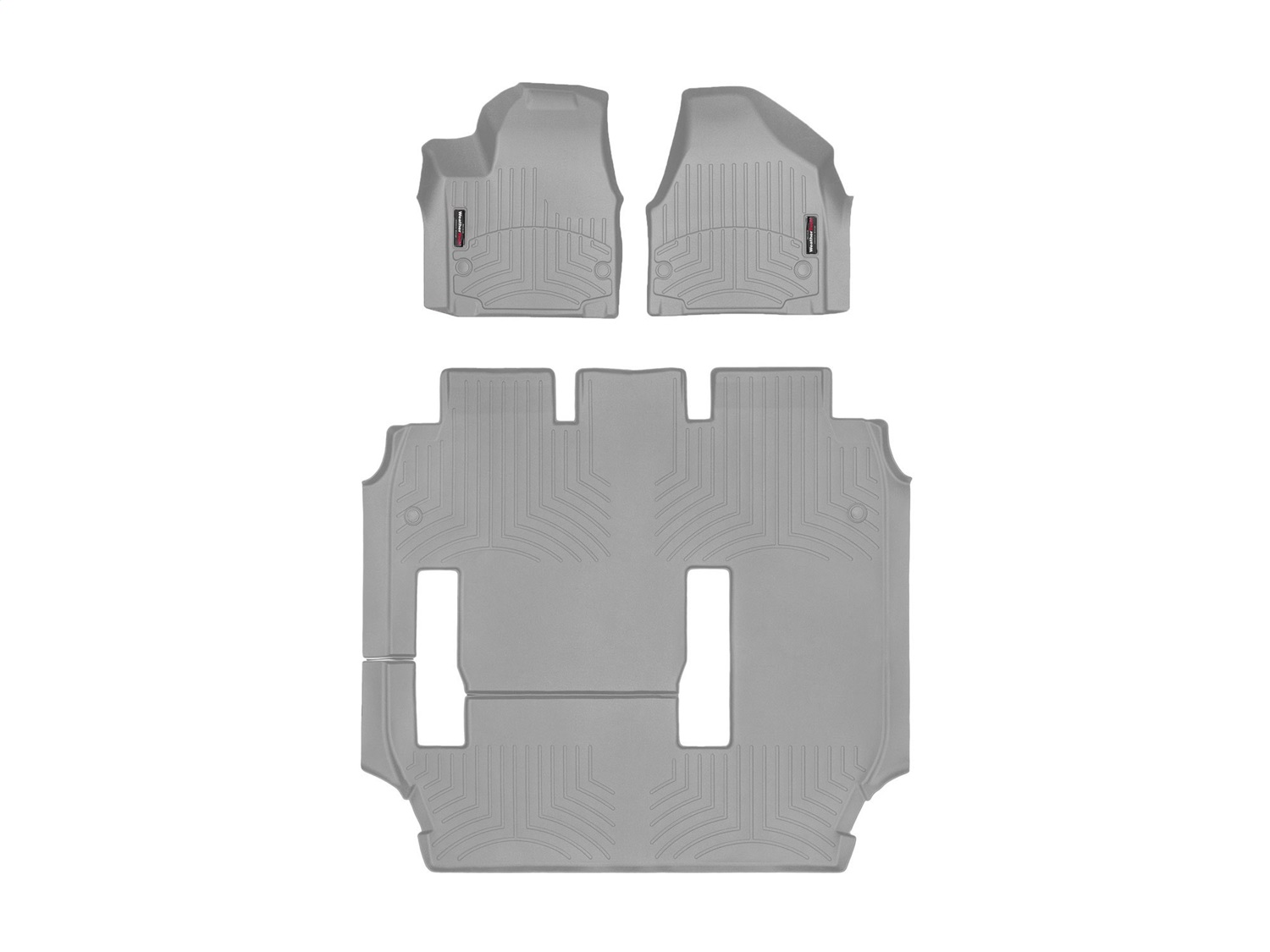 Weathertech - 46945-1-4 - Front Rear and Third Row - Floor Mat Set