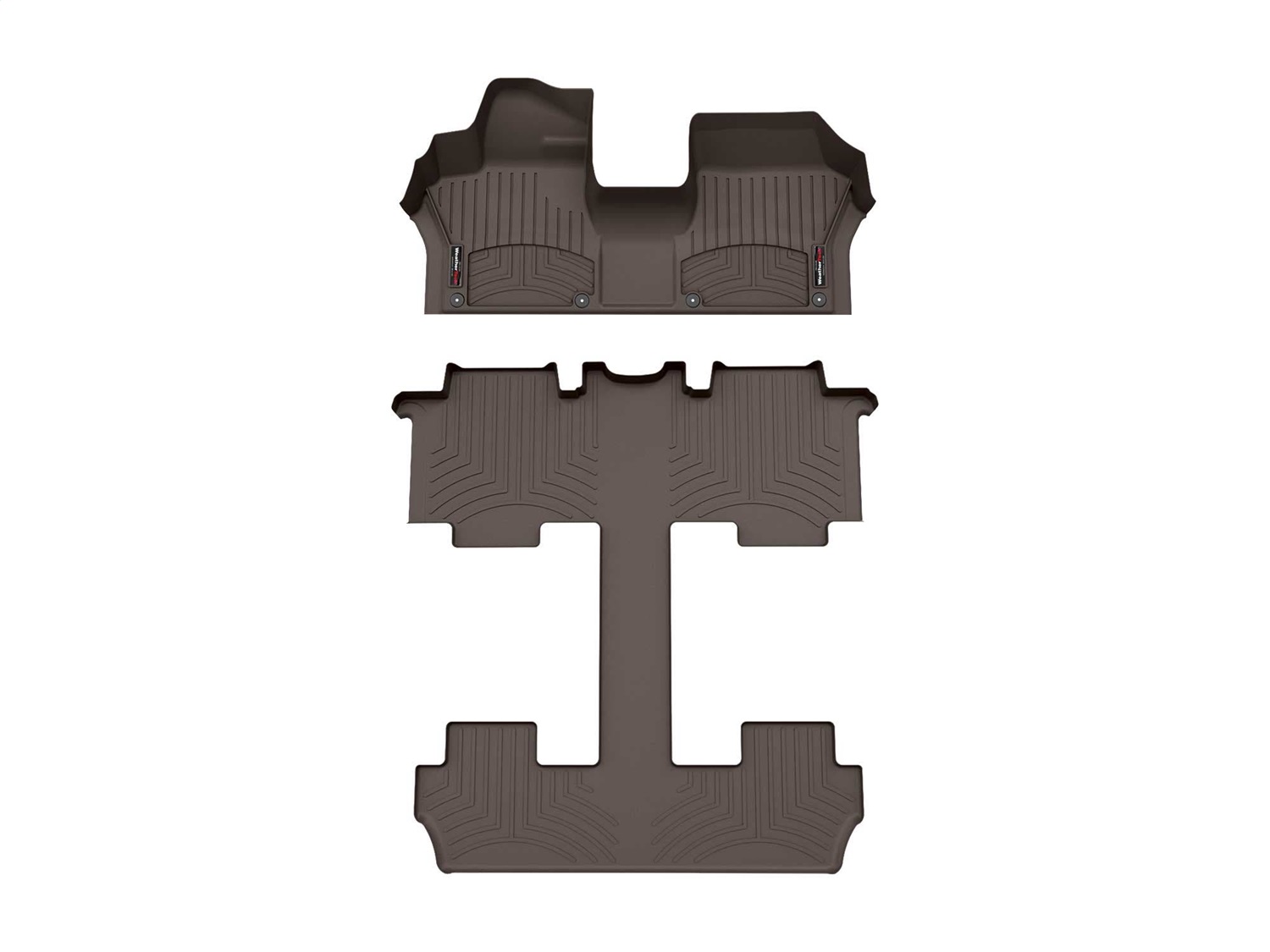 Weathertech - 471824-1-4 - Front Rear and Third Row - Floor Mat Set