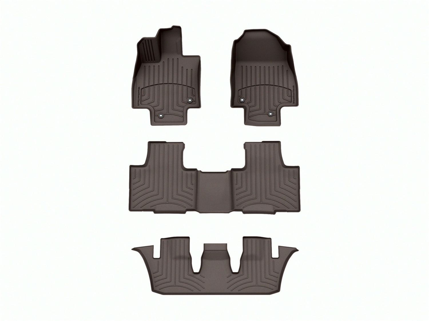 Weathertech - 471827-1-4-3IM - Front Rear and Third Row - Floor Mat Set