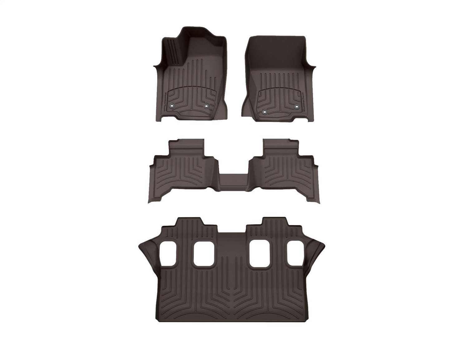 Weathertech - 471874-1-2-5IM - Front Rear and Third Row - Floor Mat Set