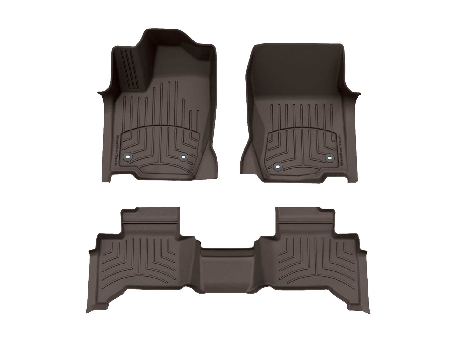 Weathertech - 471874-1-3IM - Front and Rear - Floor Mat Set