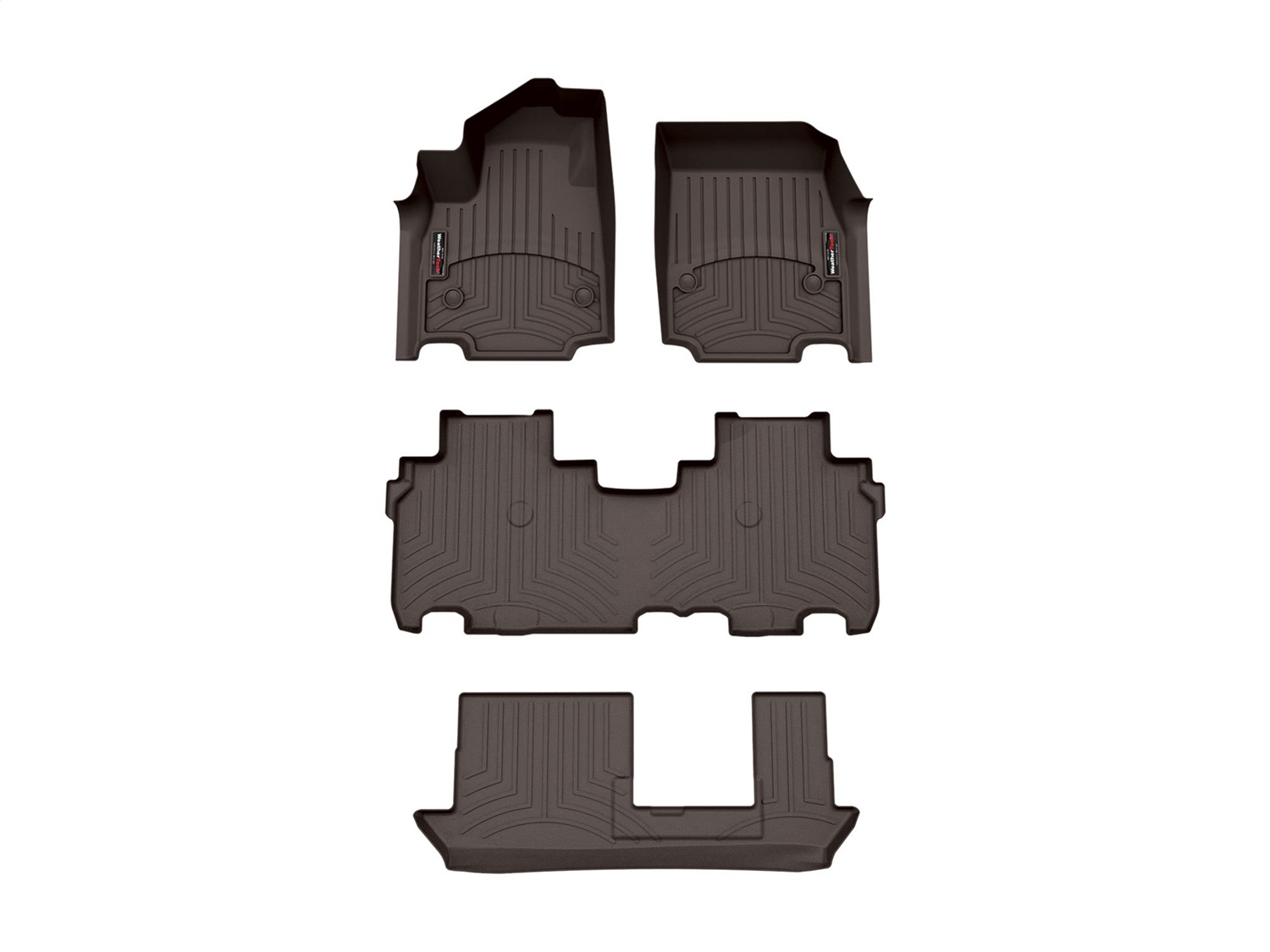 Weathertech - 471951-1-2-3 - Front Rear and Third Row - Floor Mat Set