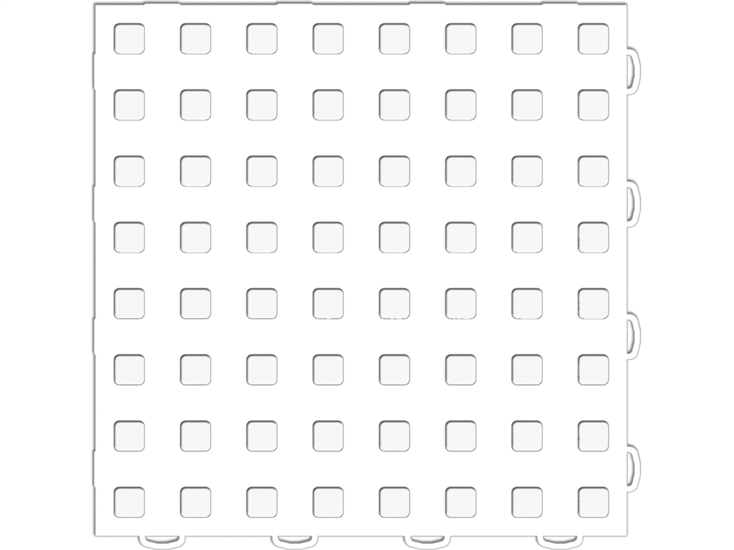 Weathertech - 51T1212SS WH - Interlocking Garage Floor Tiles