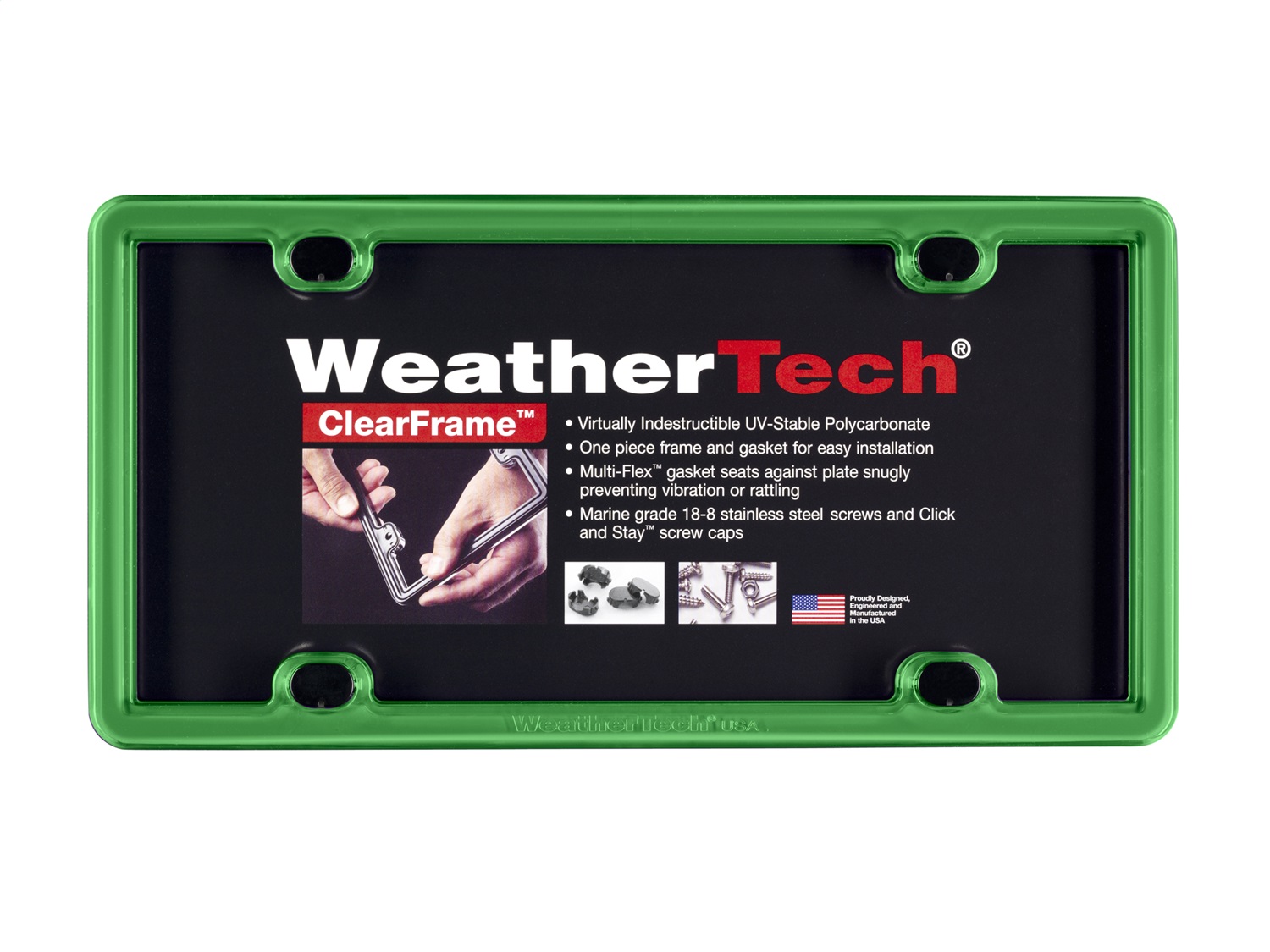 Weathertech - 8ALPCF11 - License Plate Frame