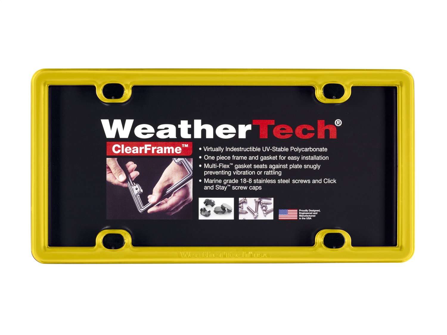 Weathertech - 8ALPCF14 - License Plate Frame