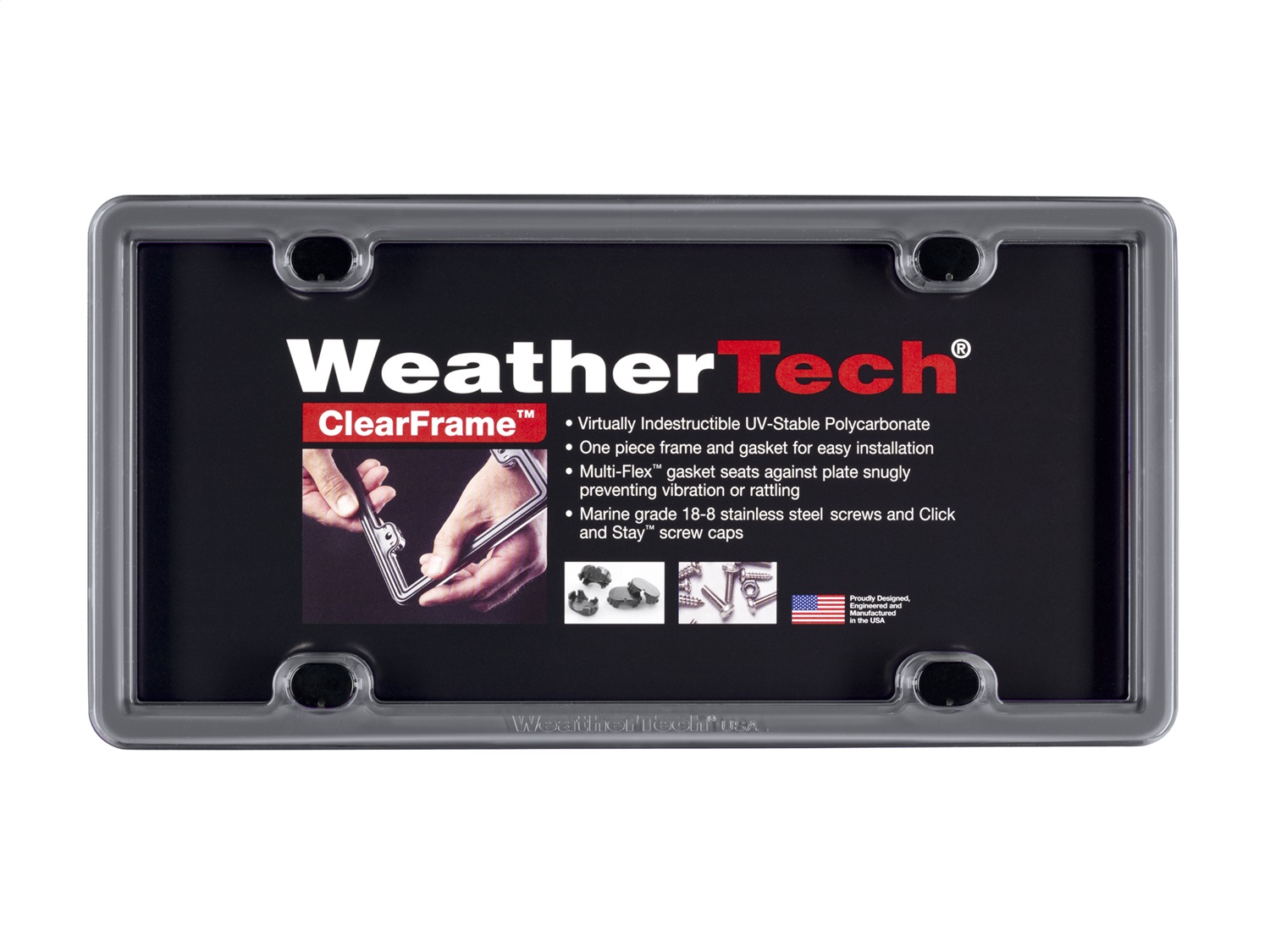 Weathertech - 8ALPCF15 - License Plate Frame
