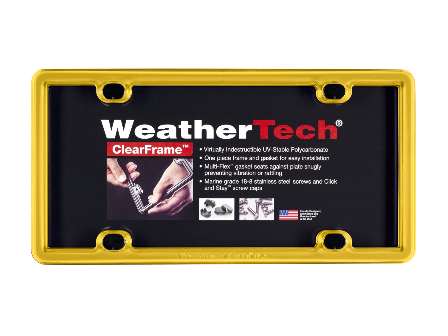 Weathertech - 8ALPCF17 - License Plate Frame