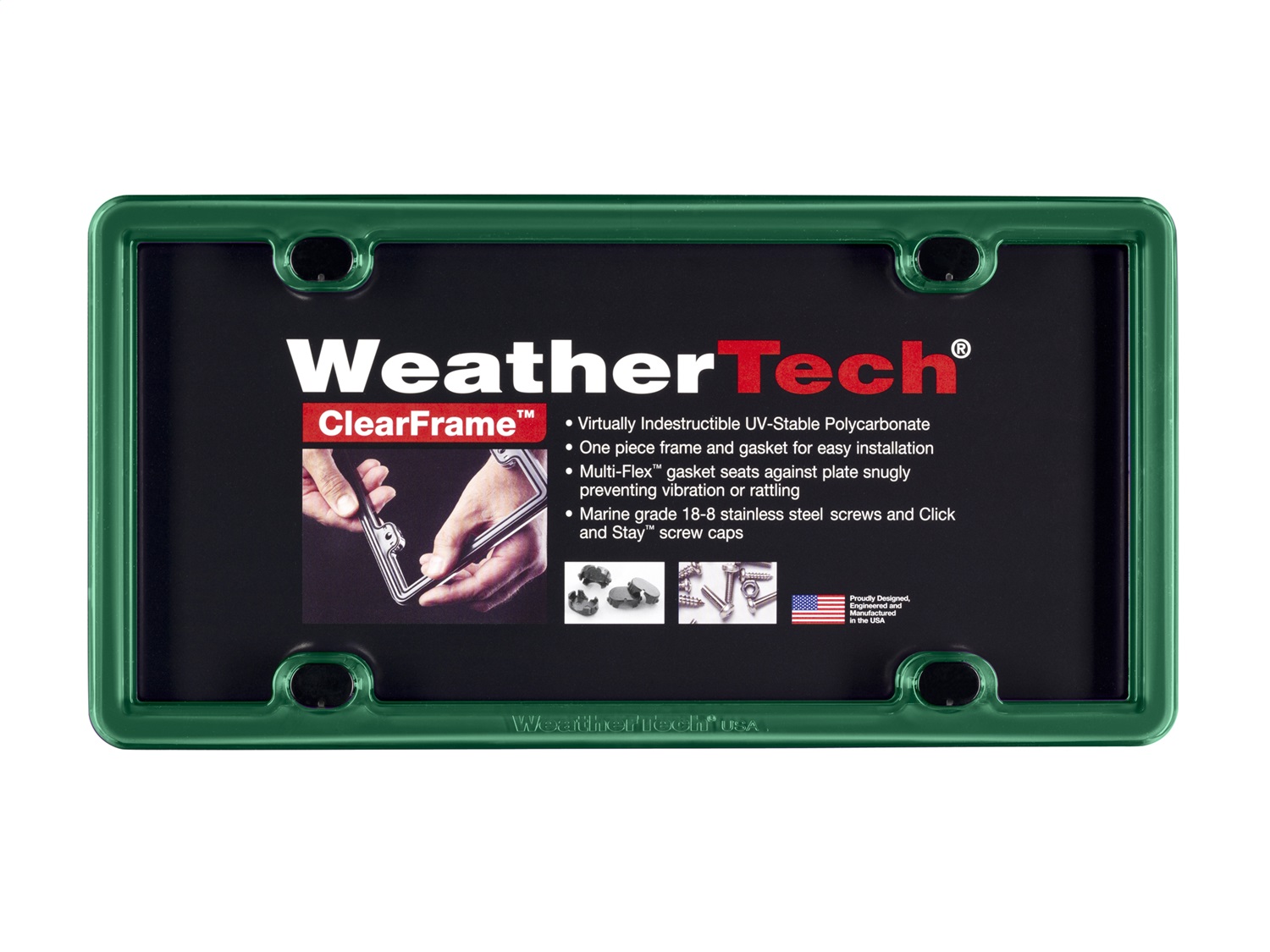 Weathertech - 8ALPCF18 - License Plate Frame