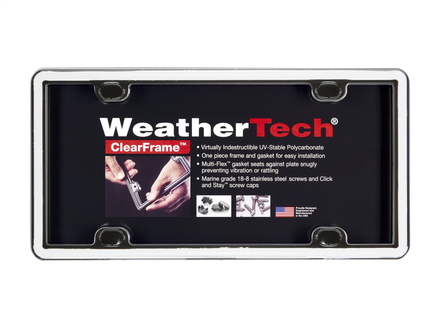 Weathertech - 63021 - License Plate Frame