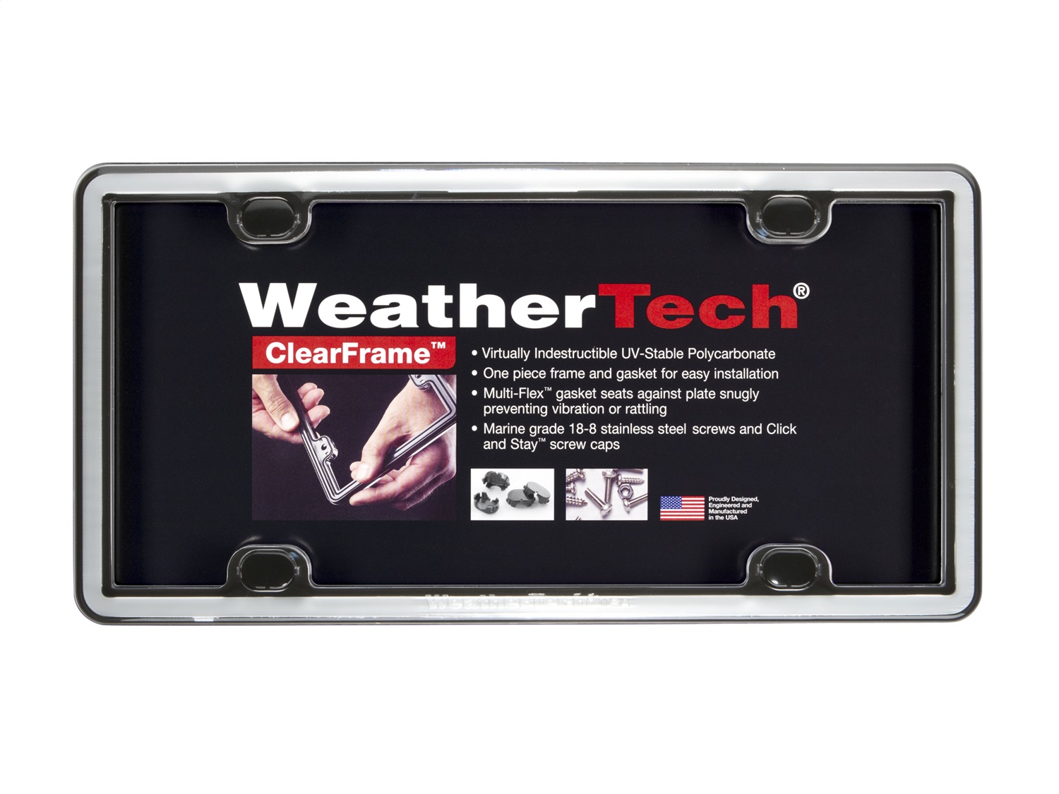 Weathertech - 63023 - License Plate Frame