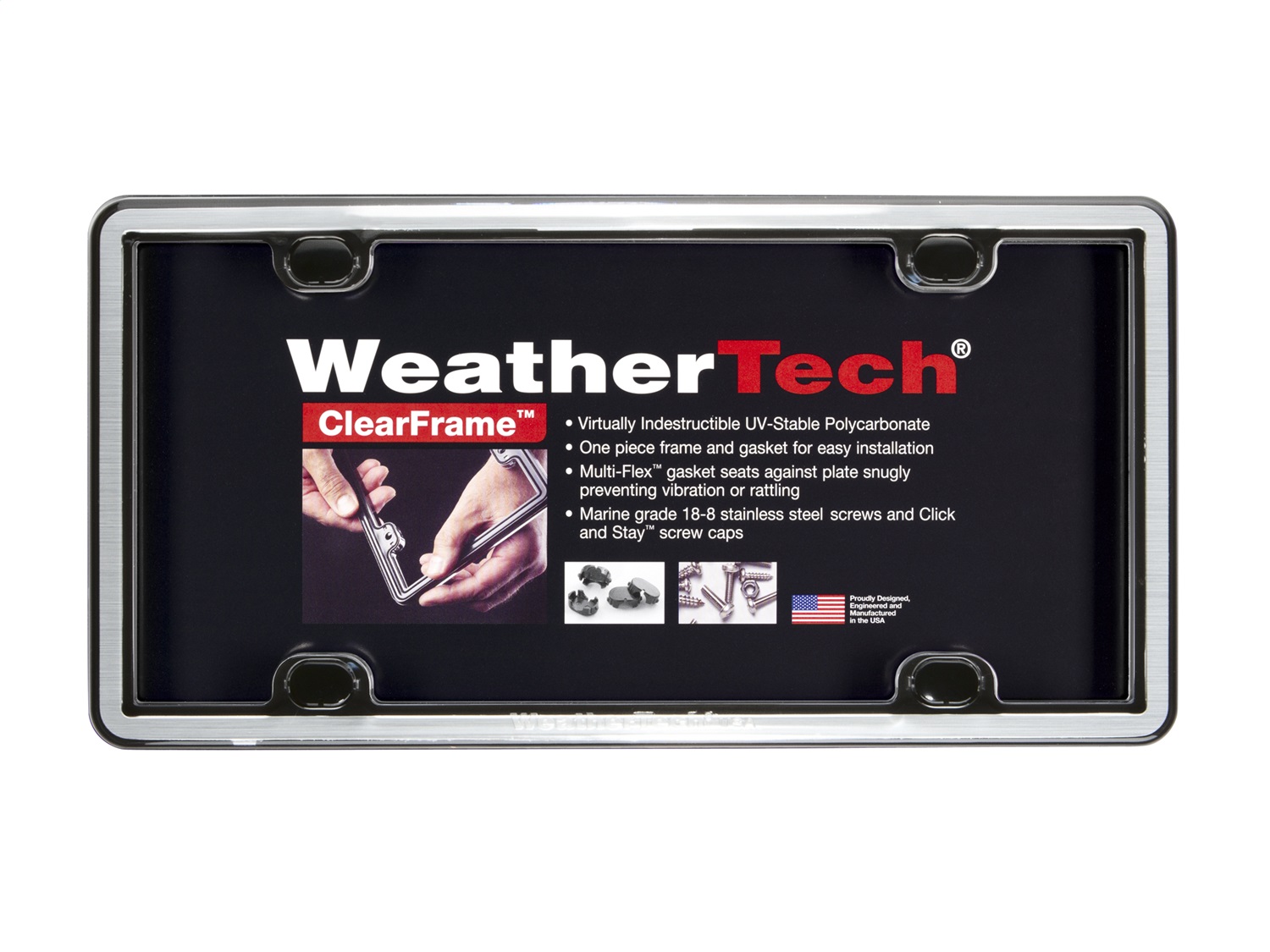 Weathertech - 63027 - License Plate Frame