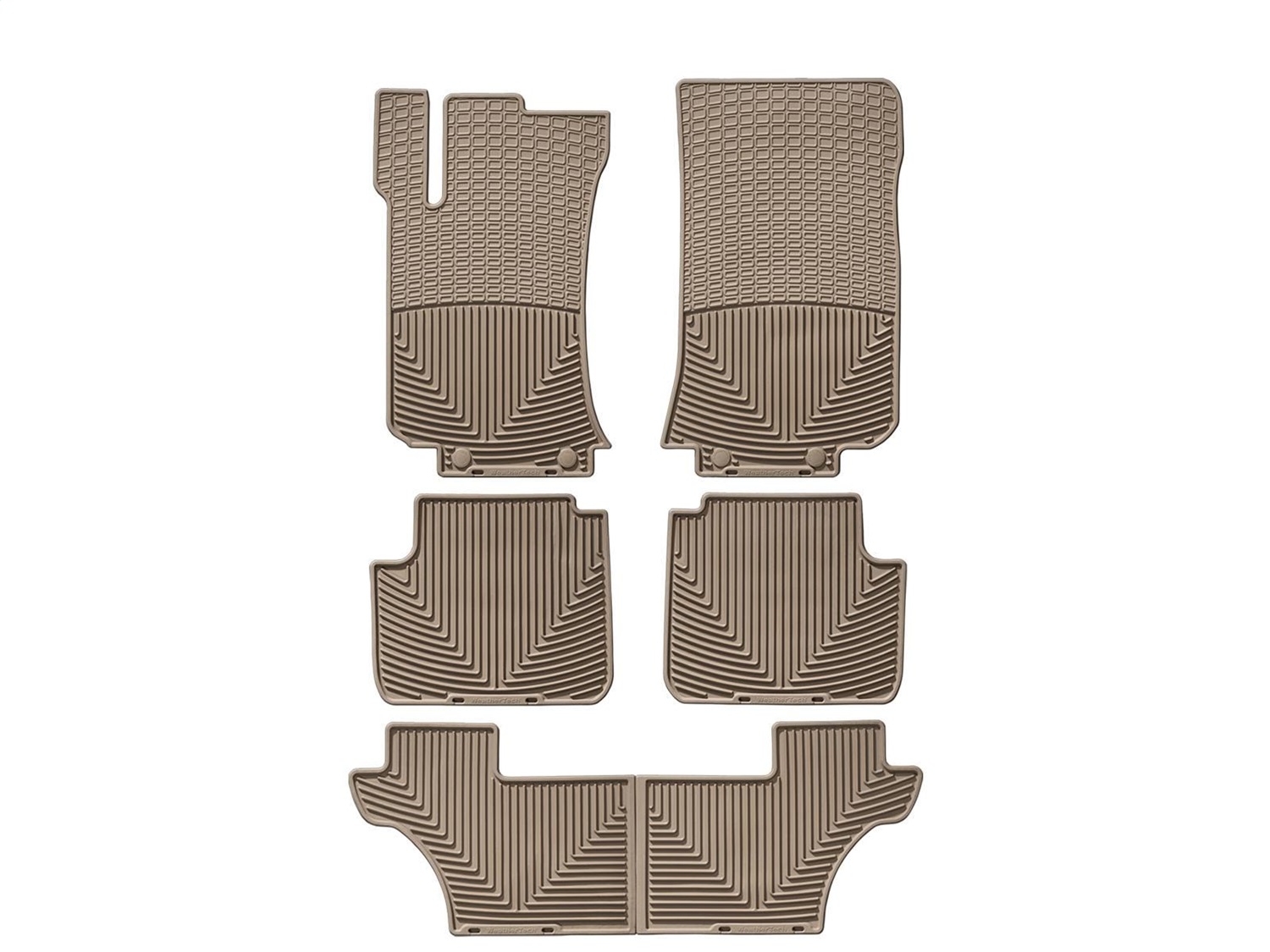 Weathertech - W104TN106TN107T - Front Rear and Third Row - Floor Mat Set