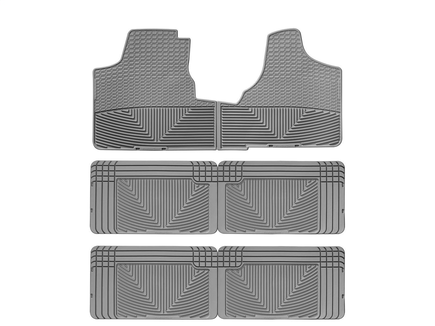 Weathertech - W16GRW25GRW25GR - Front Rear and Third Row - Floor Mat Set