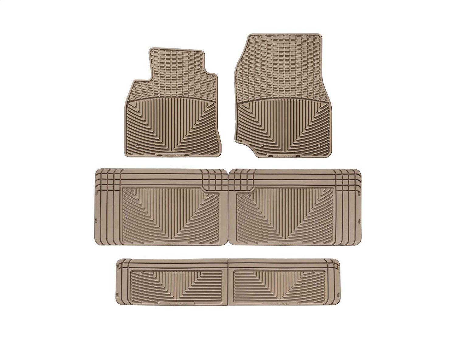 Weathertech - W23TNW25TNW60TN - Front Rear and Third Row - Floor Mat Set