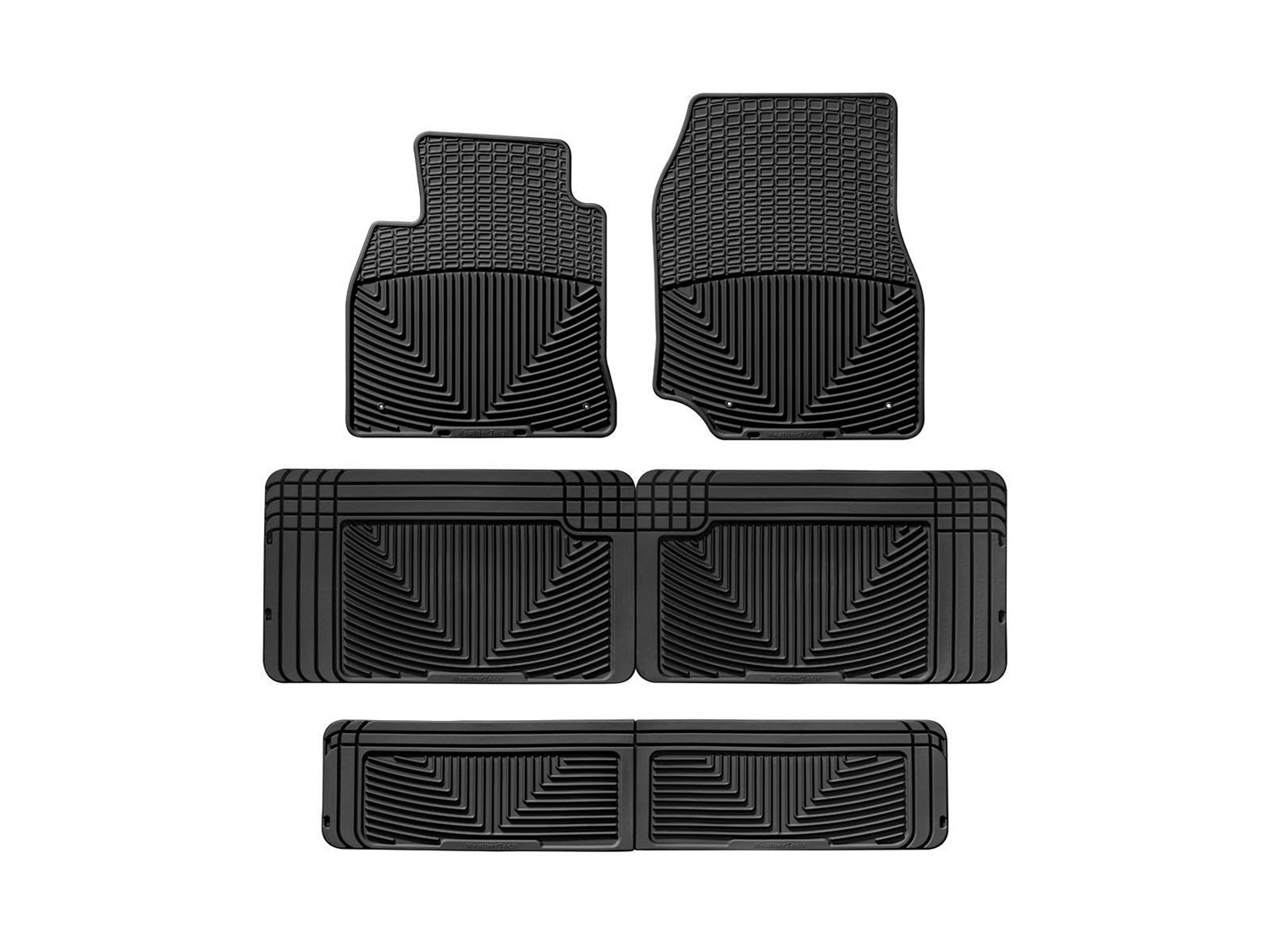 Weathertech - W23-W25-W60 - Front Rear and Third Row - Floor Mat Set