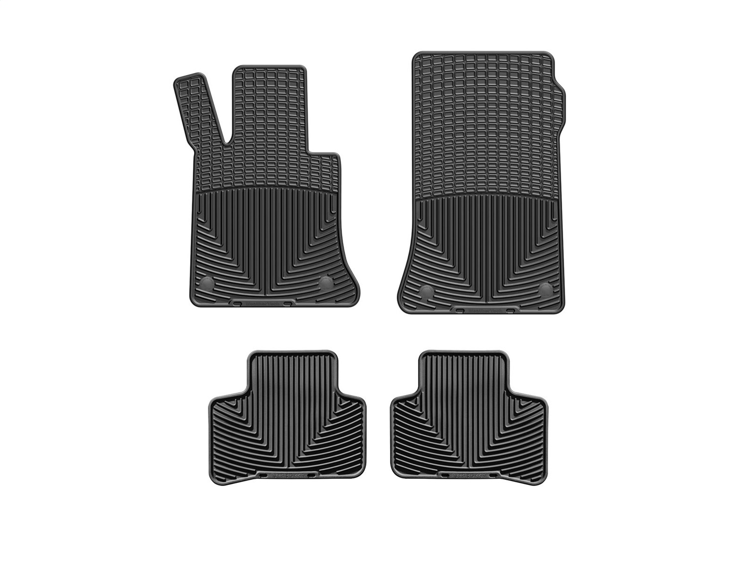Weathertech - MB X204 4R B - Front and Rear - Floor Mat Set