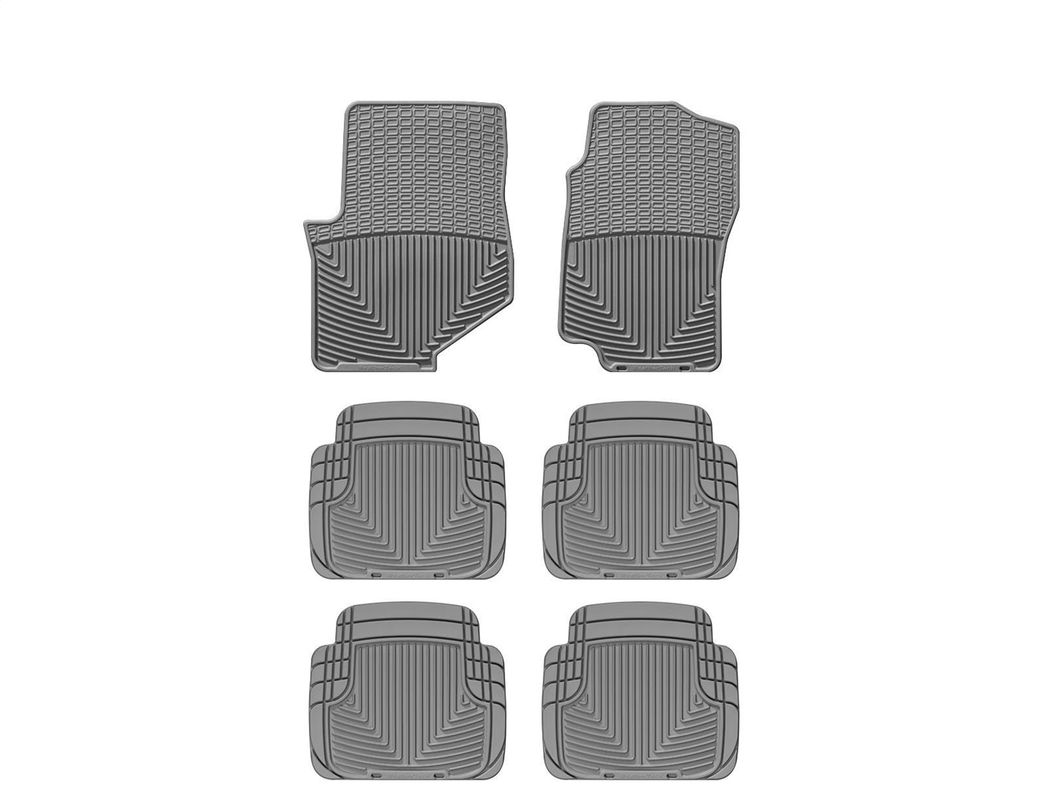 Weathertech - W32GRW50GRW50GR - Front Rear and Third Row - Floor Mat Set