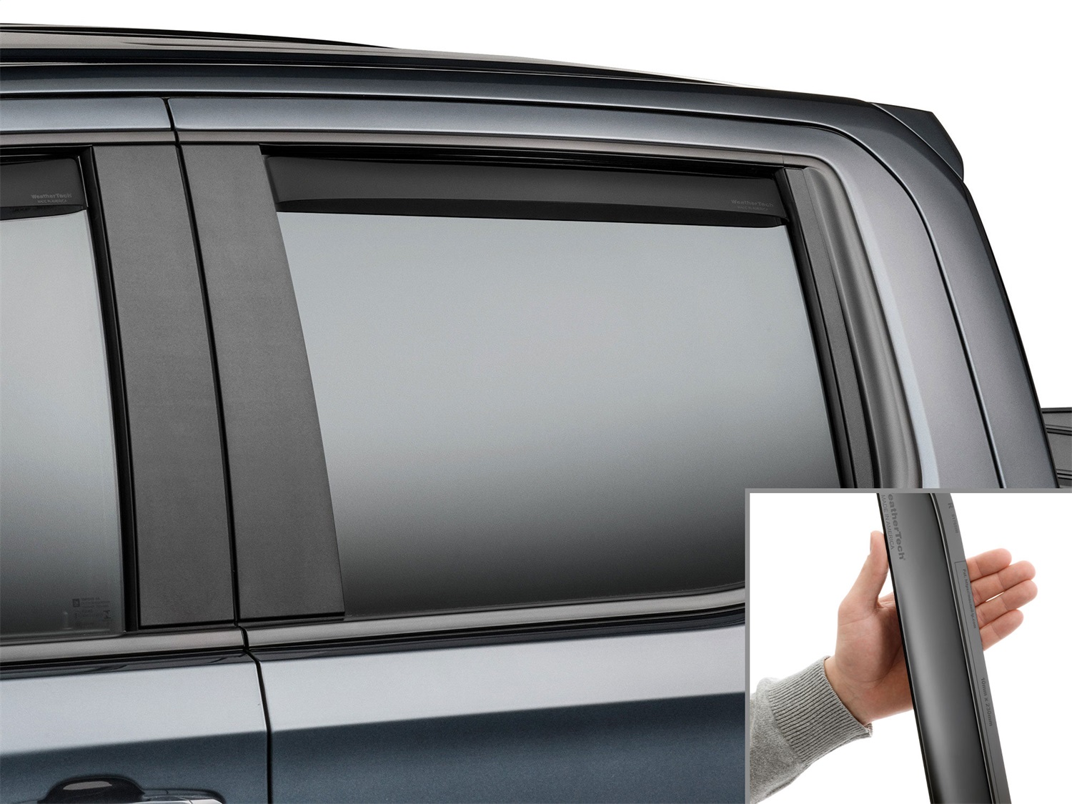 Weathertech - 81930IMB - Rear - Side Window Vent