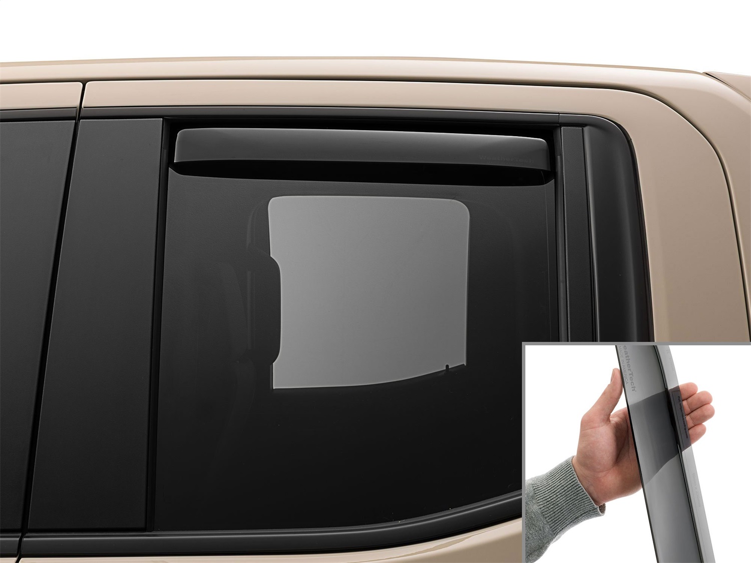 Weathertech - 85930IM - Rear - Side Window Vent