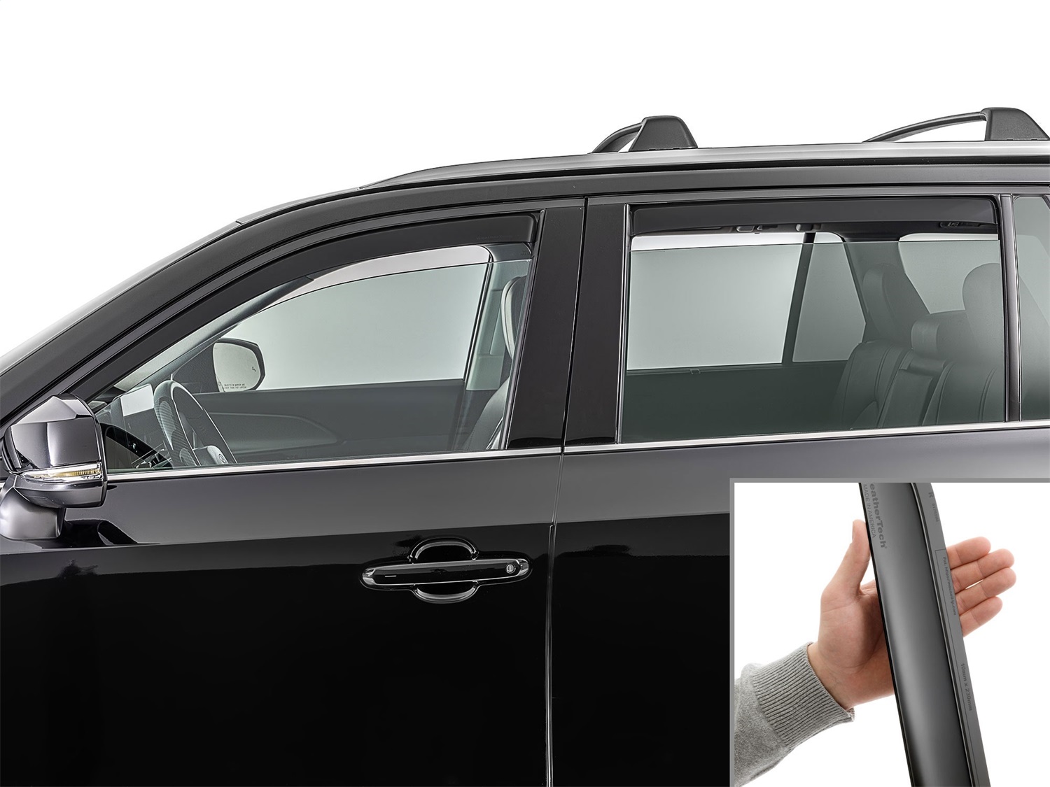 Weathertech - 821075IMB - Front and Rear - Side Window Vent