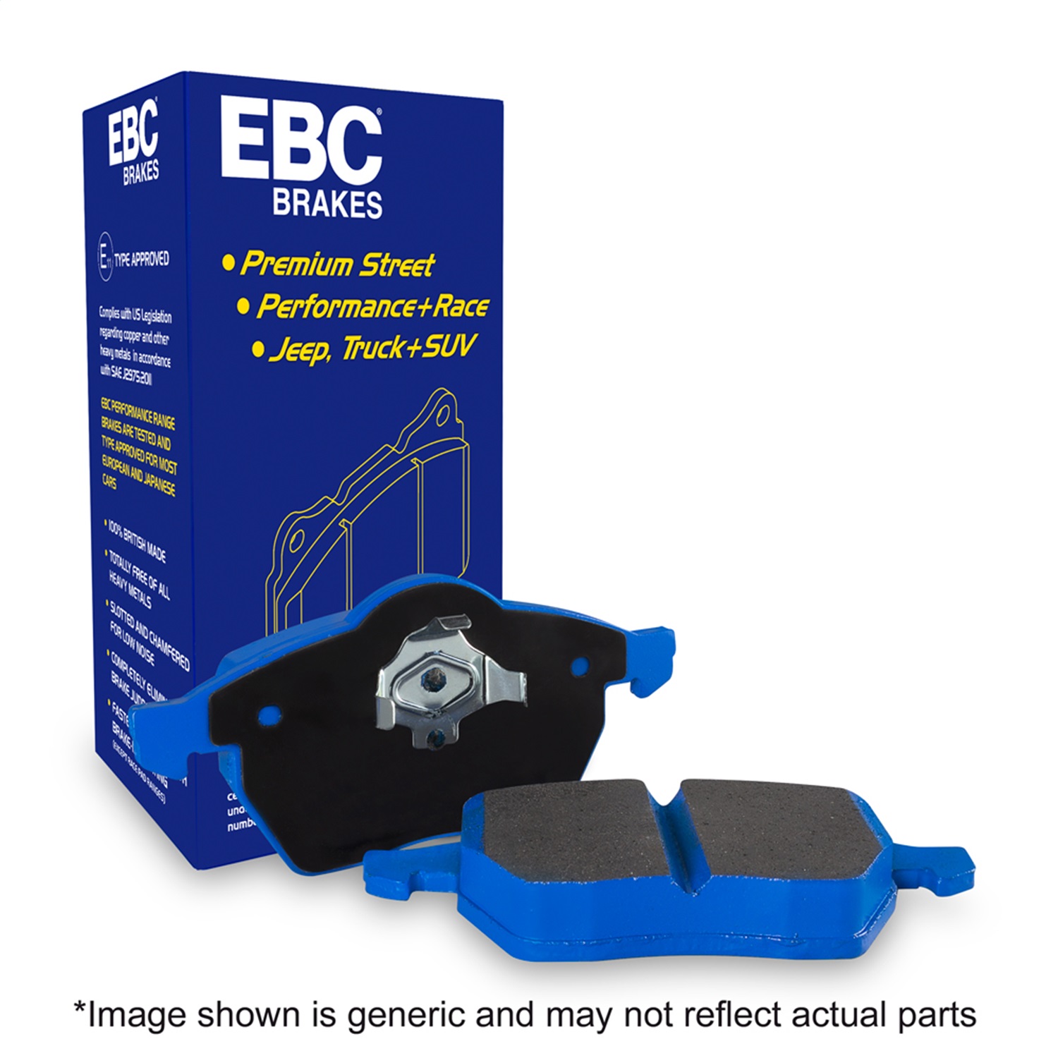 EBC Brakes DP1449 Pastiglie Freno BLACKS TUFF – Alta Resistenza E Durata