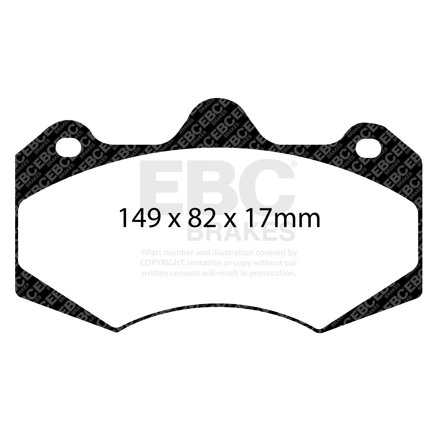 EBC Brakes DP4062R Yellowstuff Street And Track Brake Pads