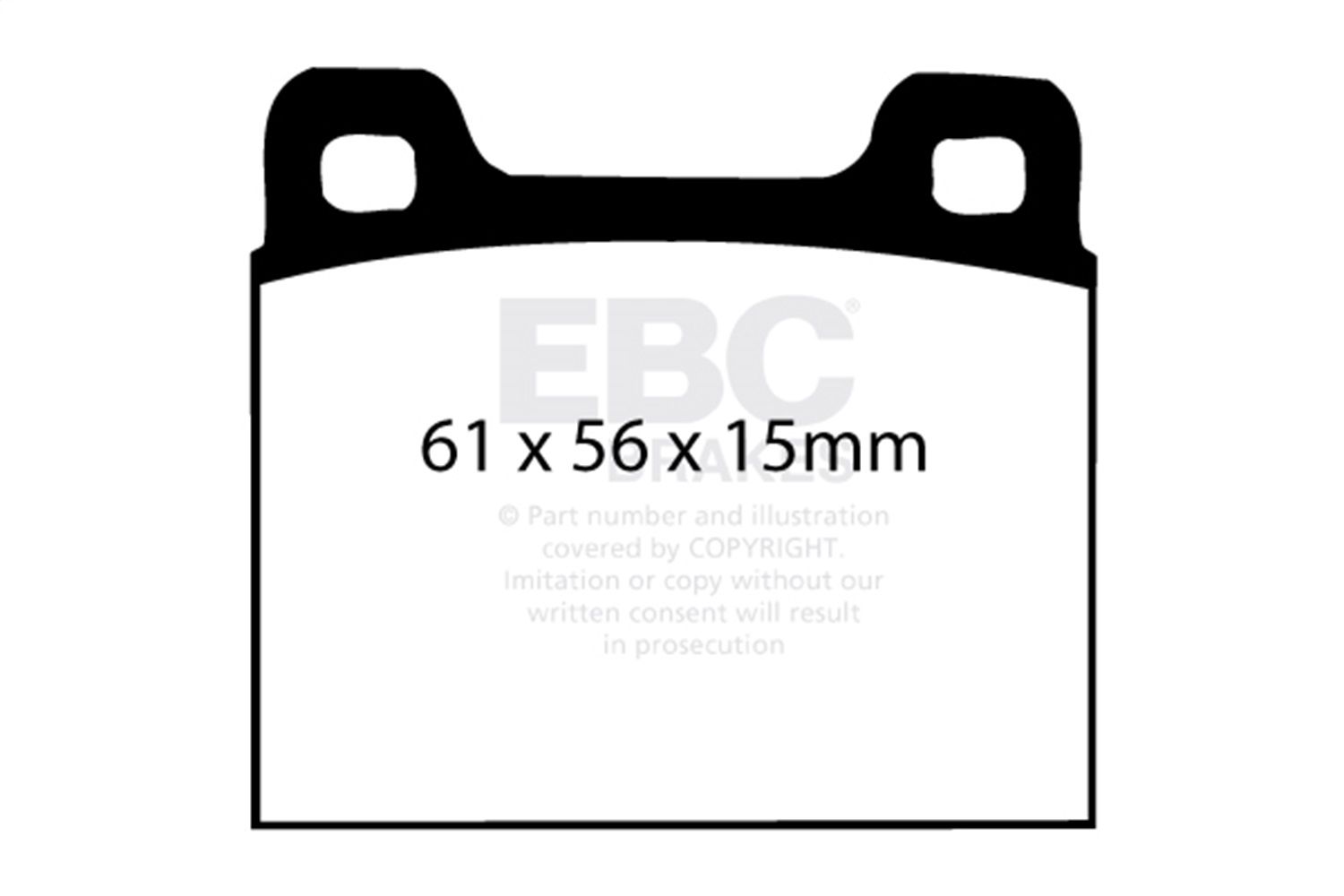 EBC Brakes DP3104C Redstuff Ceramic Low Dust Brake Pads
