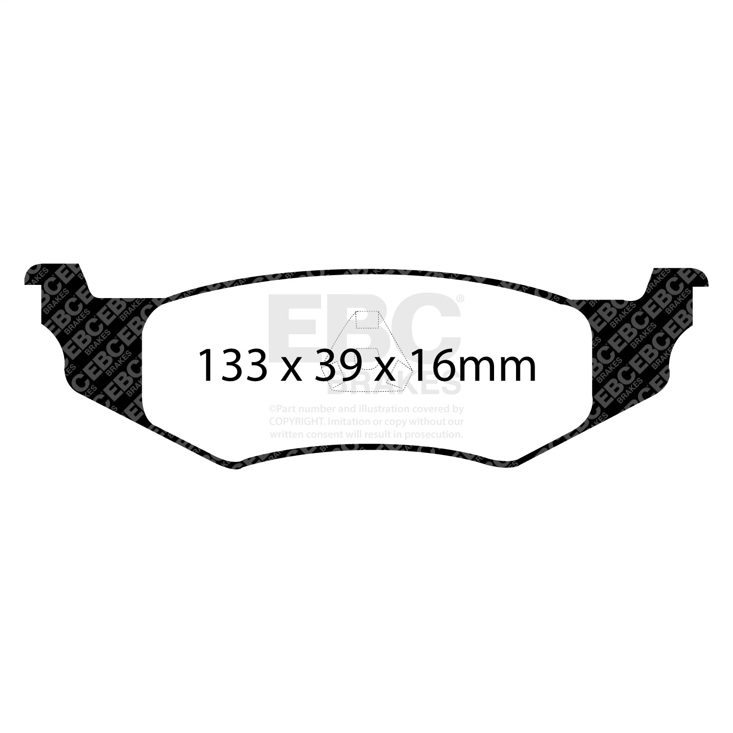 EBC Brakes DP41066R Yellowstuff Street And Track Brake Pads