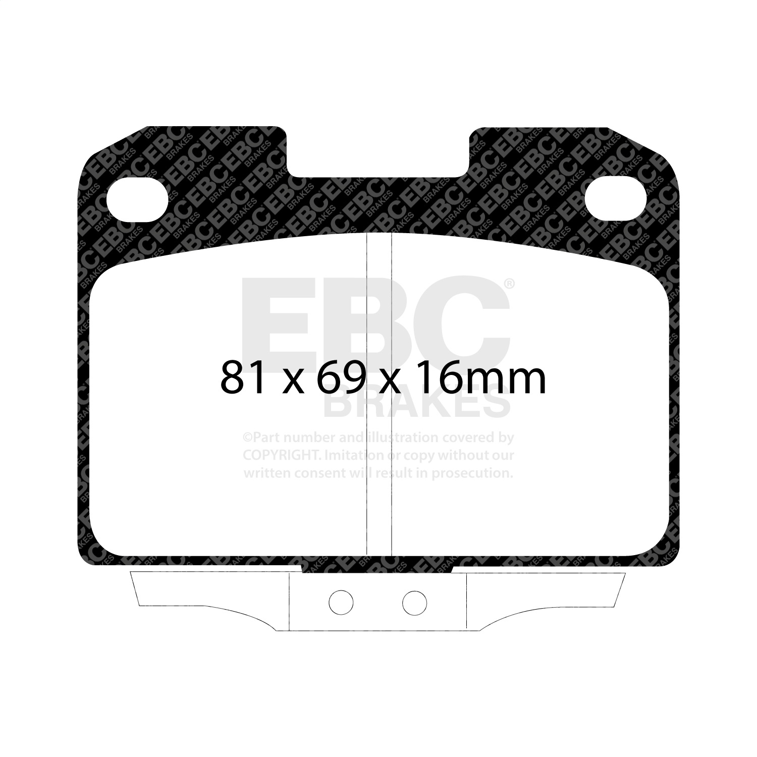 EBC Brakes DP21098 Greenstuff 2000 Series Sport Brake Pads Fits 94 Stealth