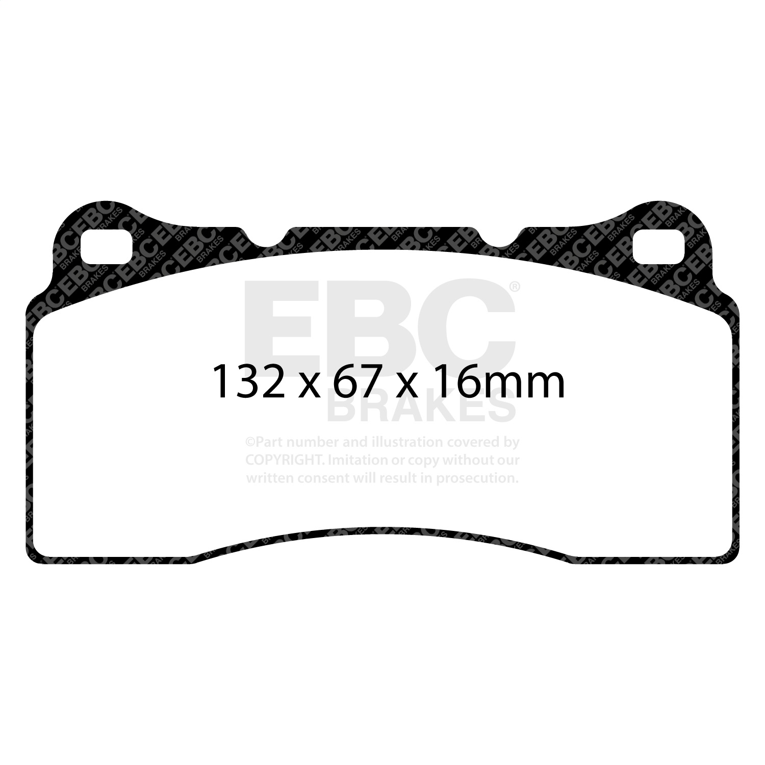 DP41110R EBC - Yellowstuff Front Brake Pads
